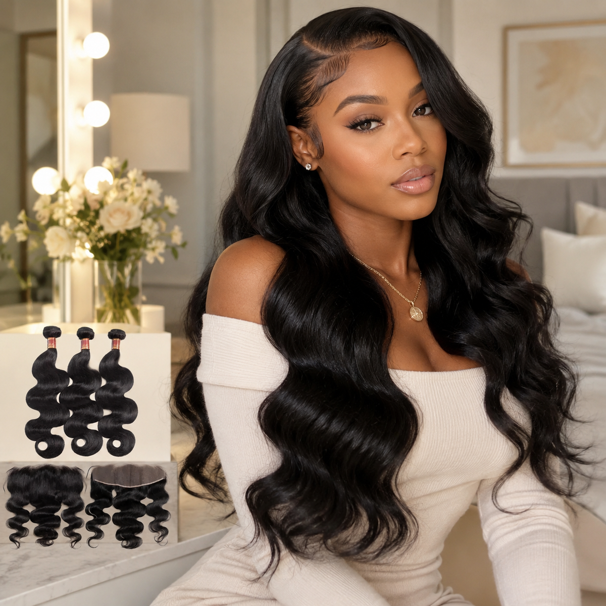 Lumihair Swiss Lace Wig 5x5 Closure Custom Order