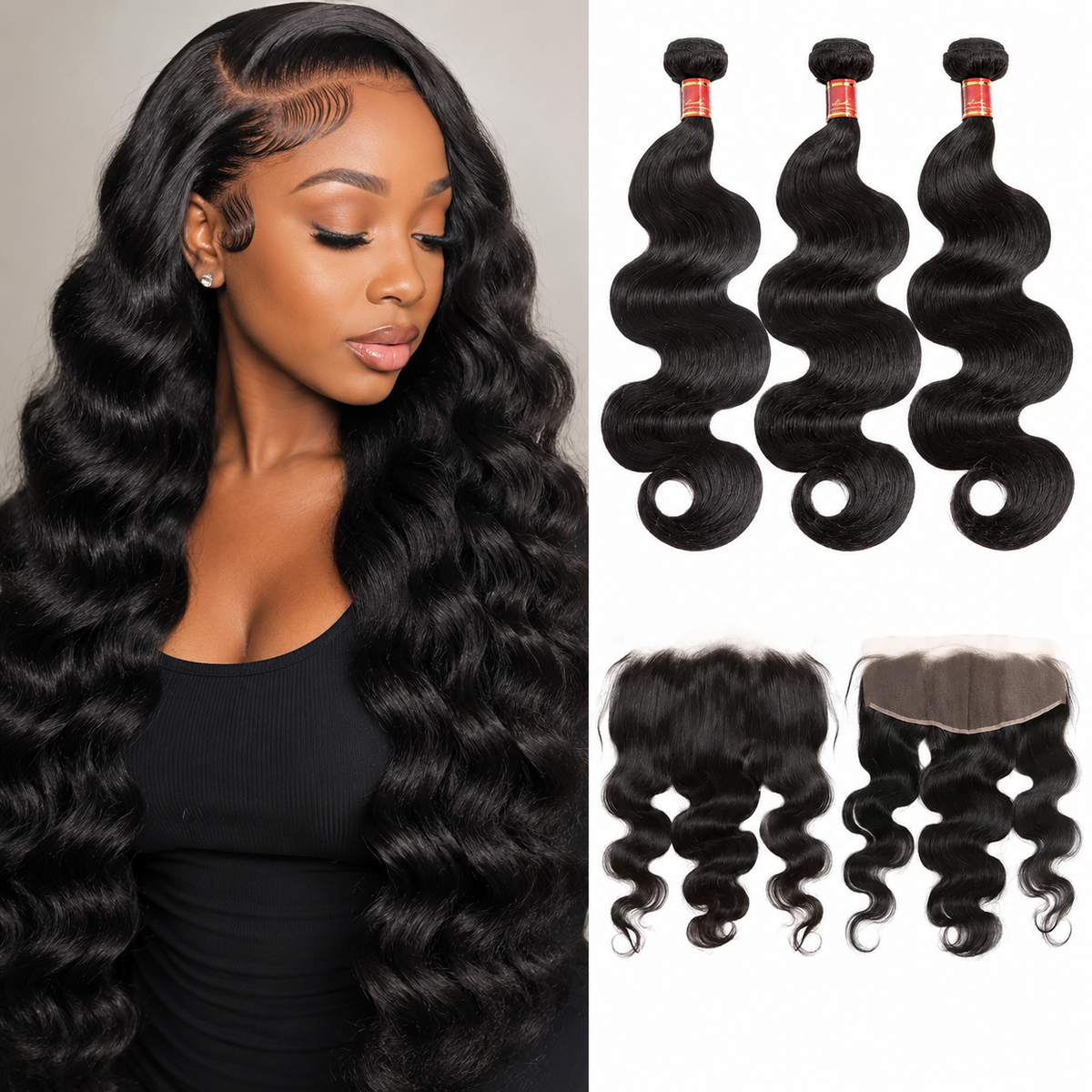 Lumihair 13x6 HD Lace Frontal Wig Body Wave 3+1