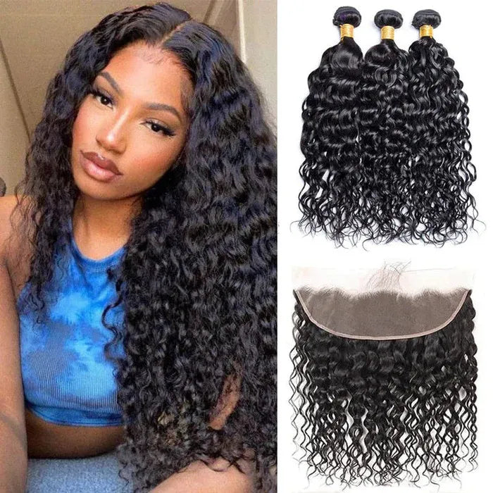 Lumihair 13x6 HD Lace Frontal Wig Water Wave 3+1