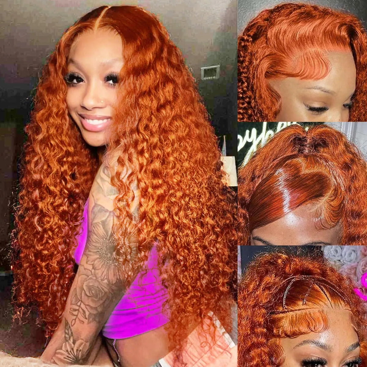 Lumihair 350 Deep Wave Human Hair Wig