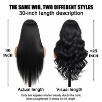 Lumihair Synthetic Wig Burgundy Red 99J Body Wave Straight Wig 30-Inch 13*6 Lace Hair Net Synthetic Wig Fashion Women's Wig Cute And Sexy Wig