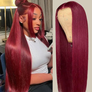 Lumihair 99J Straight Human Hair Wig
