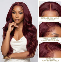 Lumihair 99J Body Wave Human Hair Wig detail image 3