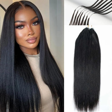 Lumihair Feather Crochet Straight Extensions