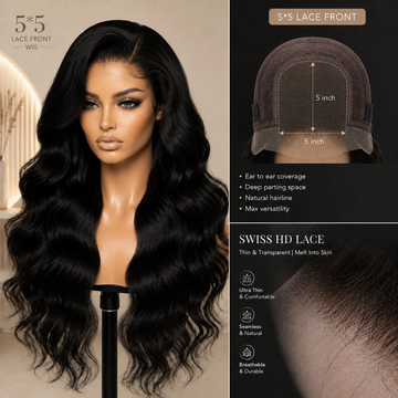 Lumihair Swiss Lace Wig 5x5 Closure Custom Order