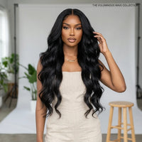 Lumihair Black Body Wave Human Hair Wig detail image 4