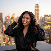 Lumihair Black Deep Wave Human Hair Wig detail image 1