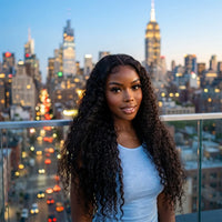 Lumihair Black Deep Wave Human Hair Wig detail image 2