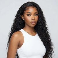 Lumihair Black Deep Wave Human Hair Wig detail image 5