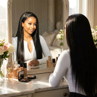 Lumihair Black Straight Human Hair Wig detail image 1