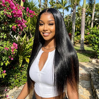 Lumihair Black Straight Human Hair Wig detail image 3