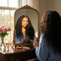 Lumihair Black Water Wave Human Hair Wig detail image 2