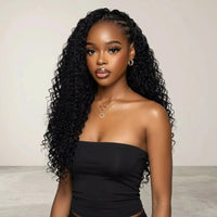 Lumihair Feather Crochet Deep Wave Extensions detail image 3