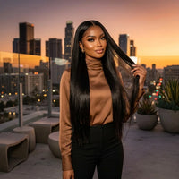 Lumihair Feather Crochet Straight Extensions detail image 2