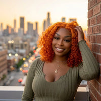 Lumihair Glueless HD Lace 350 Deep Wave Bob Wig detail image 2