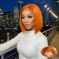 Lumihair Glueless HD Lace 350 Straight Bob Wig detail image 1