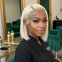 Lumihair Glueless HD Lace 613 Bob Wig detail image 3