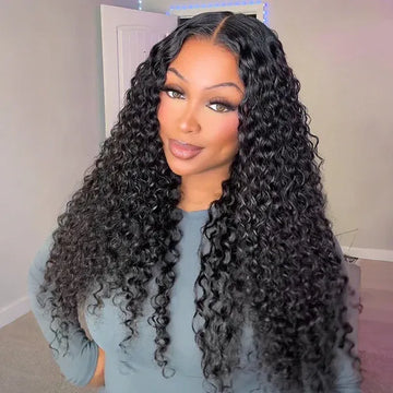 Lumihair Black Water Wave Human Hair Wig